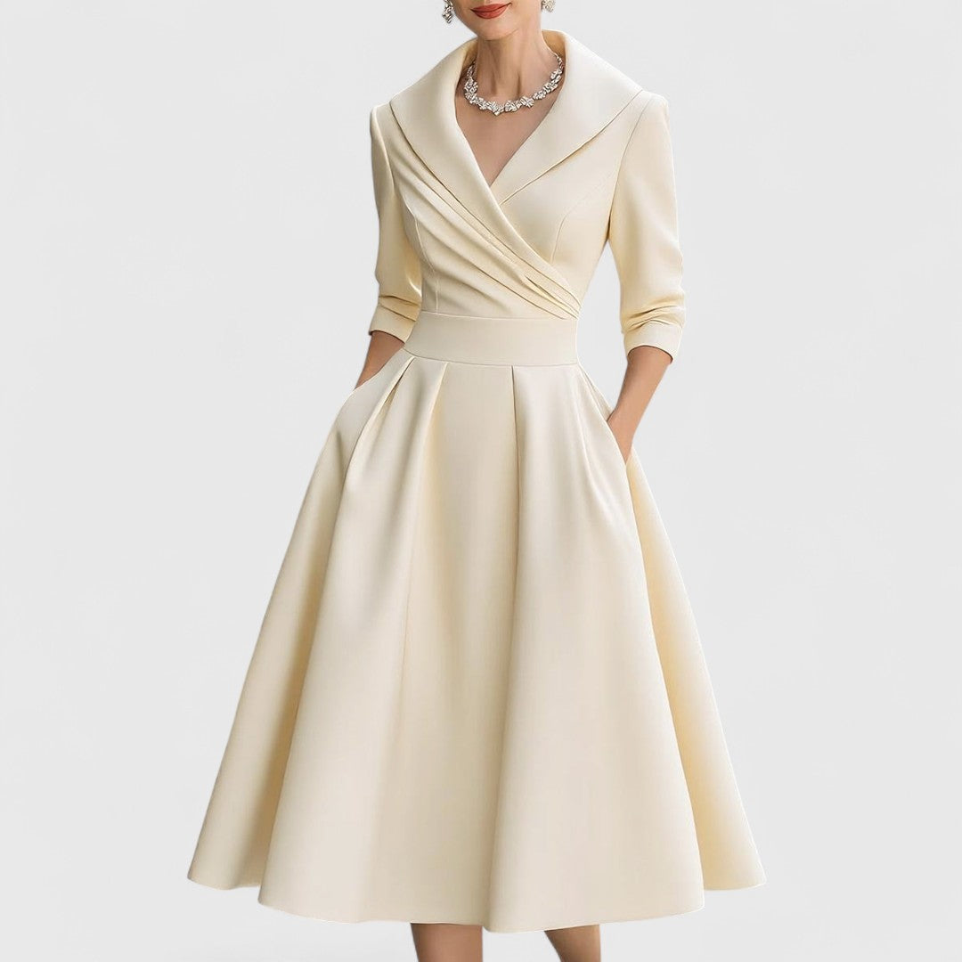 Diana | Women's Elegant Wedding Guest Midi Dress