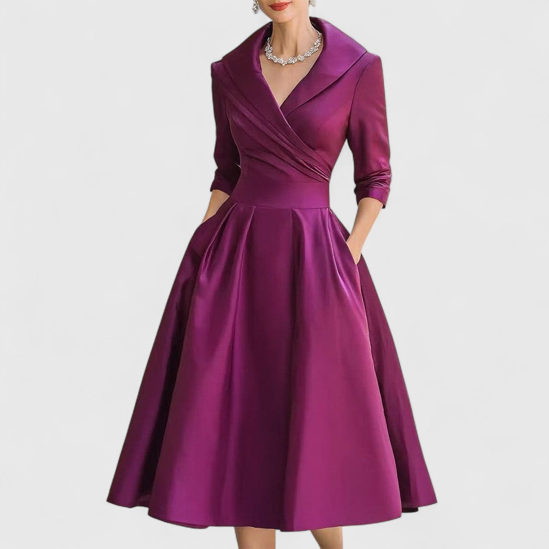 Diana | Women's Elegant Wedding Guest Midi Dress