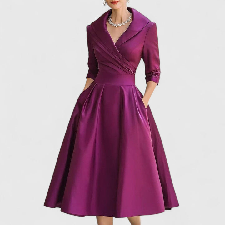 Diana | Women's Elegant Wedding Guest Midi Dress