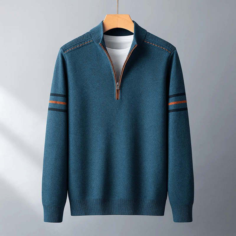 Dave | Modern Half-Zip Sweater