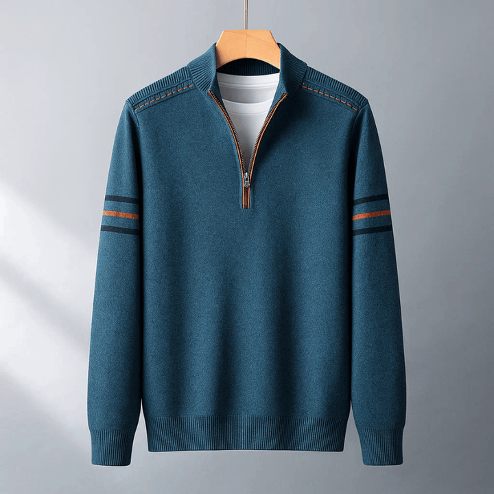 Dave | Modern Half-Zip Sweater