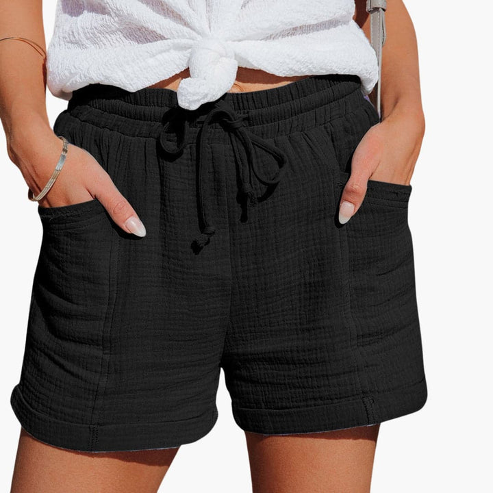 Lila | Women's Summer Drawstring Pocket Shorts