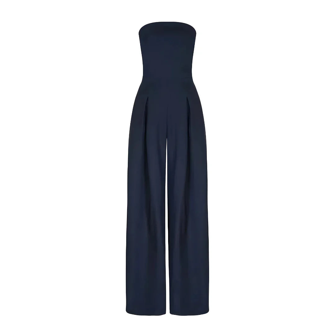 Amber | Women's Strapless Wide Leg Jumpsuit