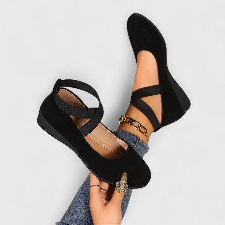 Mara | Women’s Orthopedic Mary Jane Shoes with Crisscross Straps