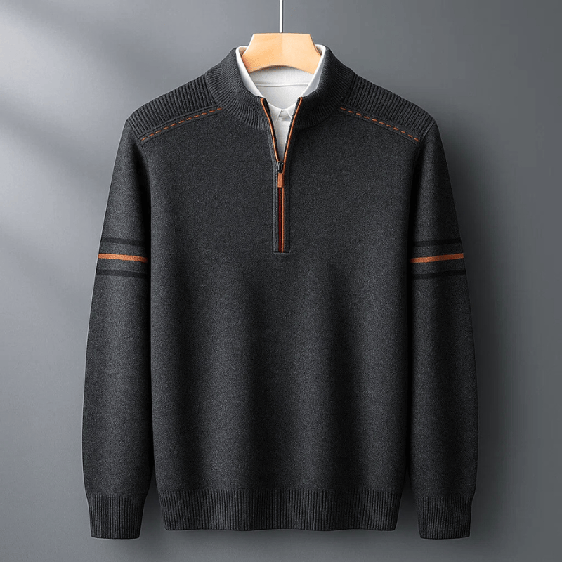 Dave | Modern Half-Zip Sweater