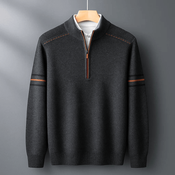 Dave | Modern Half-Zip Sweater