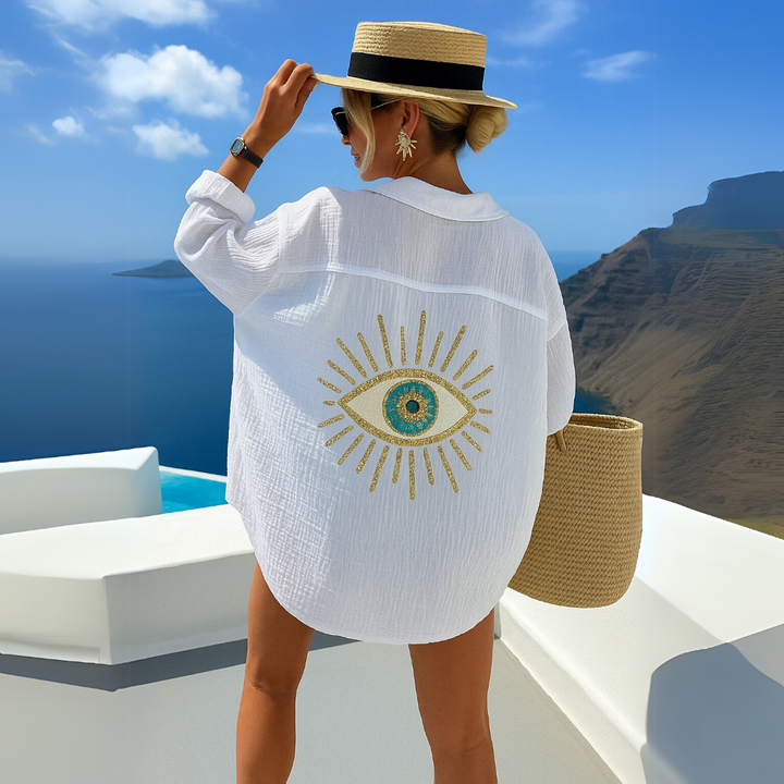 Livia | Women's Beach Cover Up Shirt