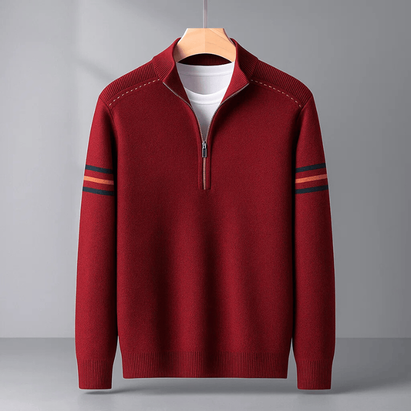 Dave | Modern Half-Zip Sweater