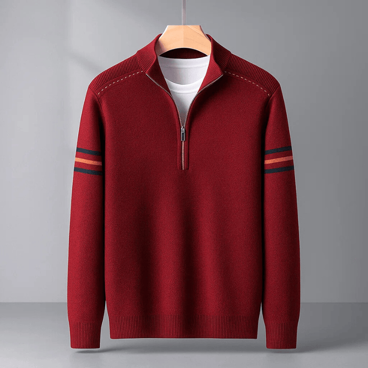 Dave | Modern Half-Zip Sweater