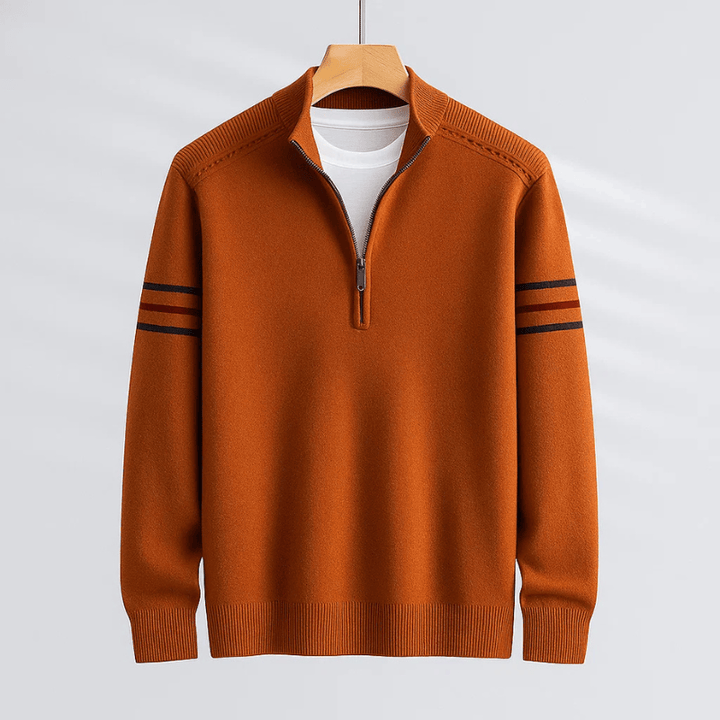 Dave | Modern Half-Zip Sweater