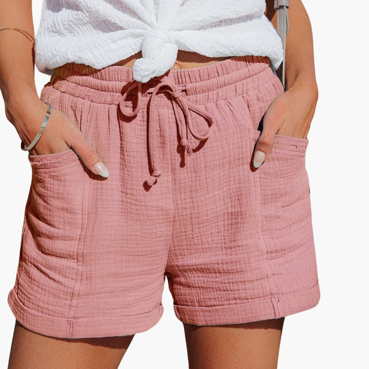 Lila | Women's Summer Drawstring Pocket Shorts