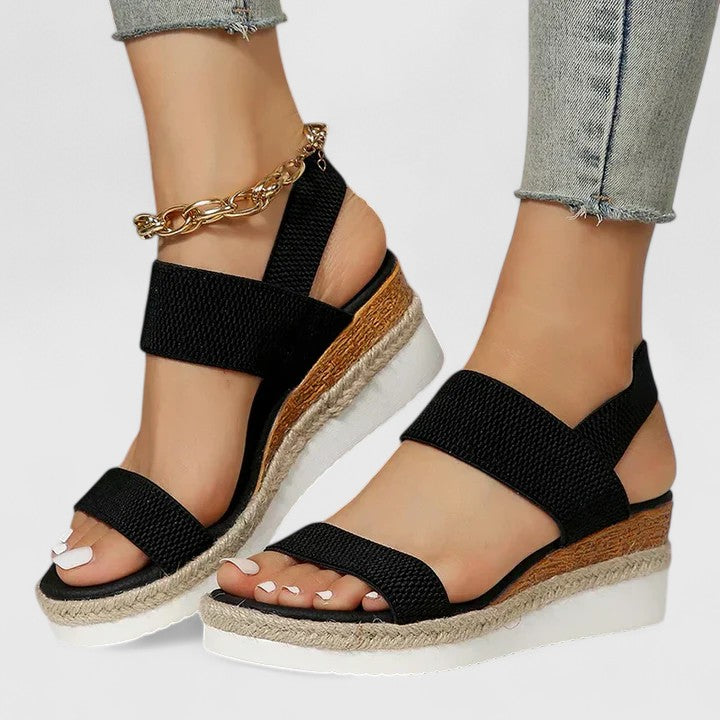 Nora | Women’s Orthopedic Wedge Sandals with Arch Support