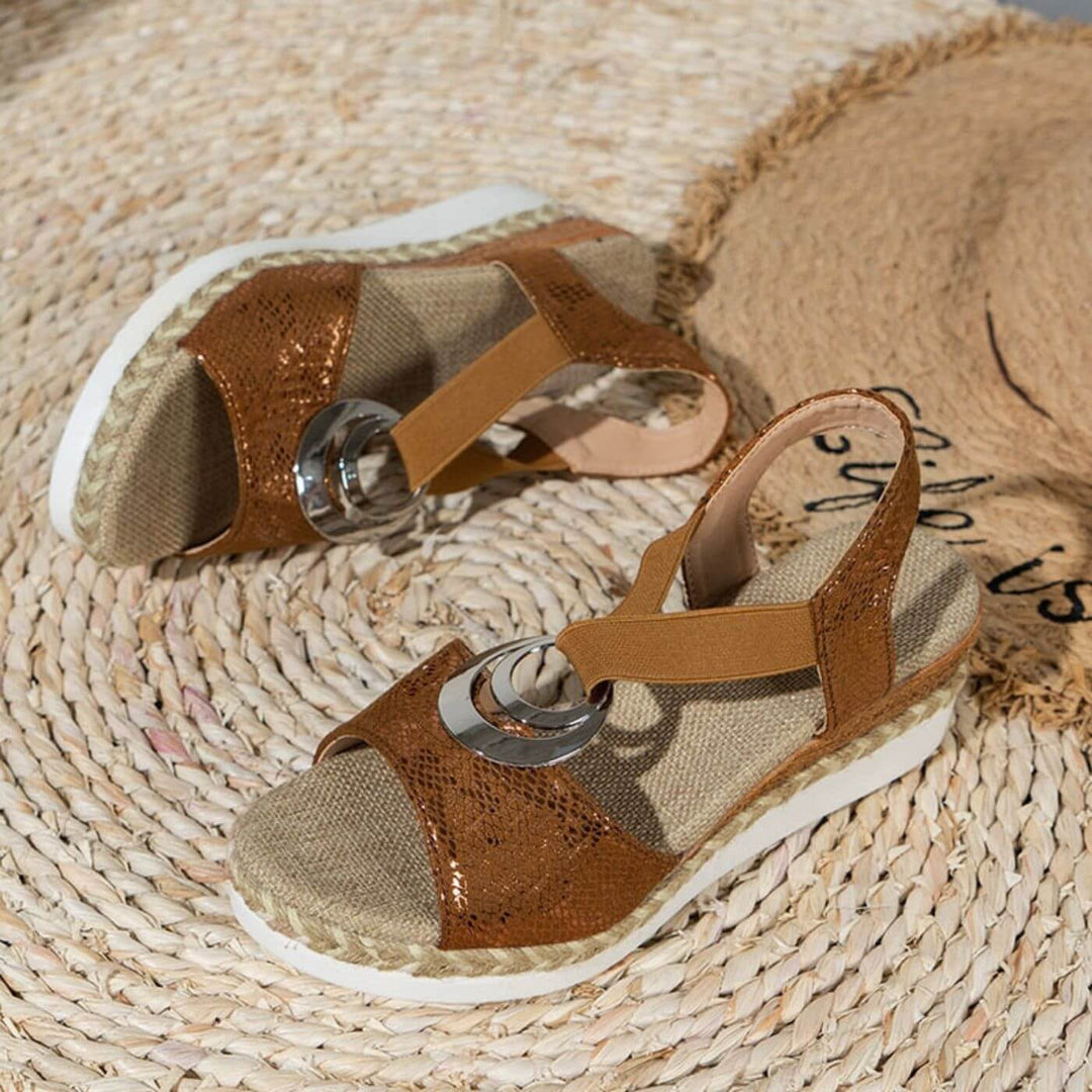 Agnes | Women's Orthopedic Wedge Sandals with Arch Support