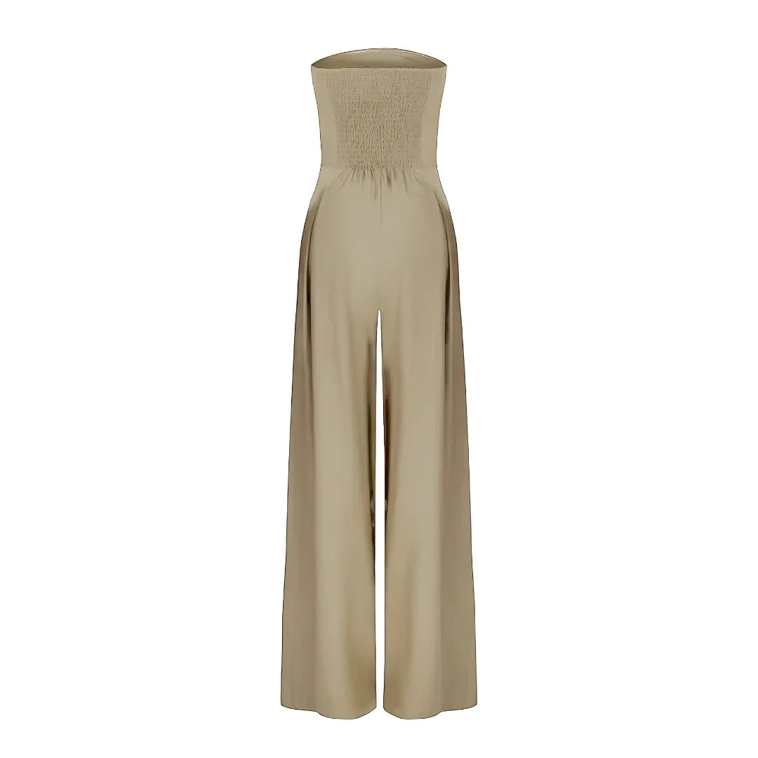 Amber | Women's Strapless Wide Leg Jumpsuit