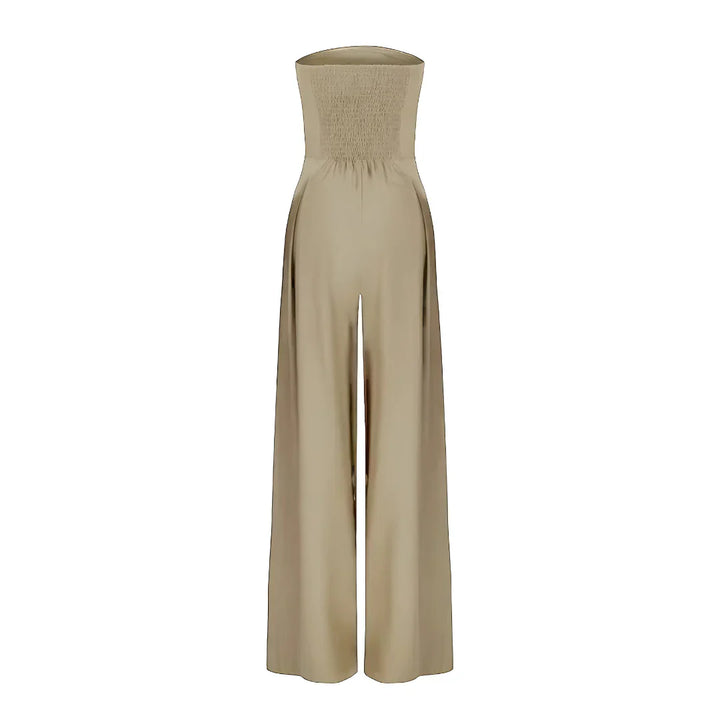 Amber | Women's Strapless Wide Leg Jumpsuit