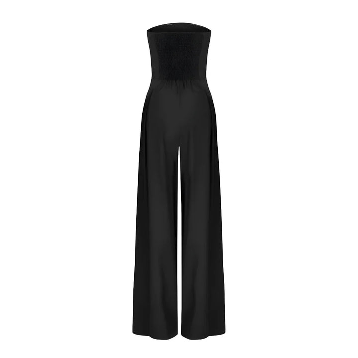 Amber | Women's Strapless Wide Leg Jumpsuit
