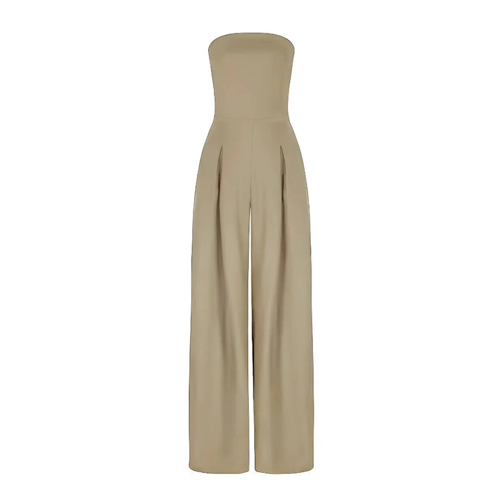 Amber | Women's Strapless Wide Leg Jumpsuit