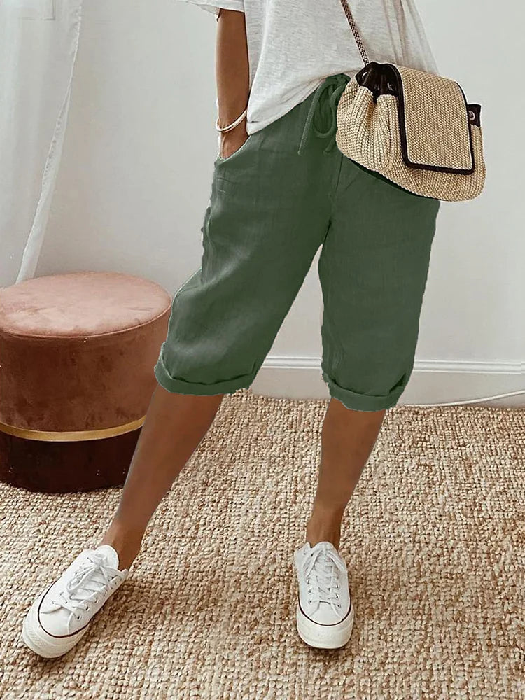 Lia | Women's Comfortable Drawstring Shorts