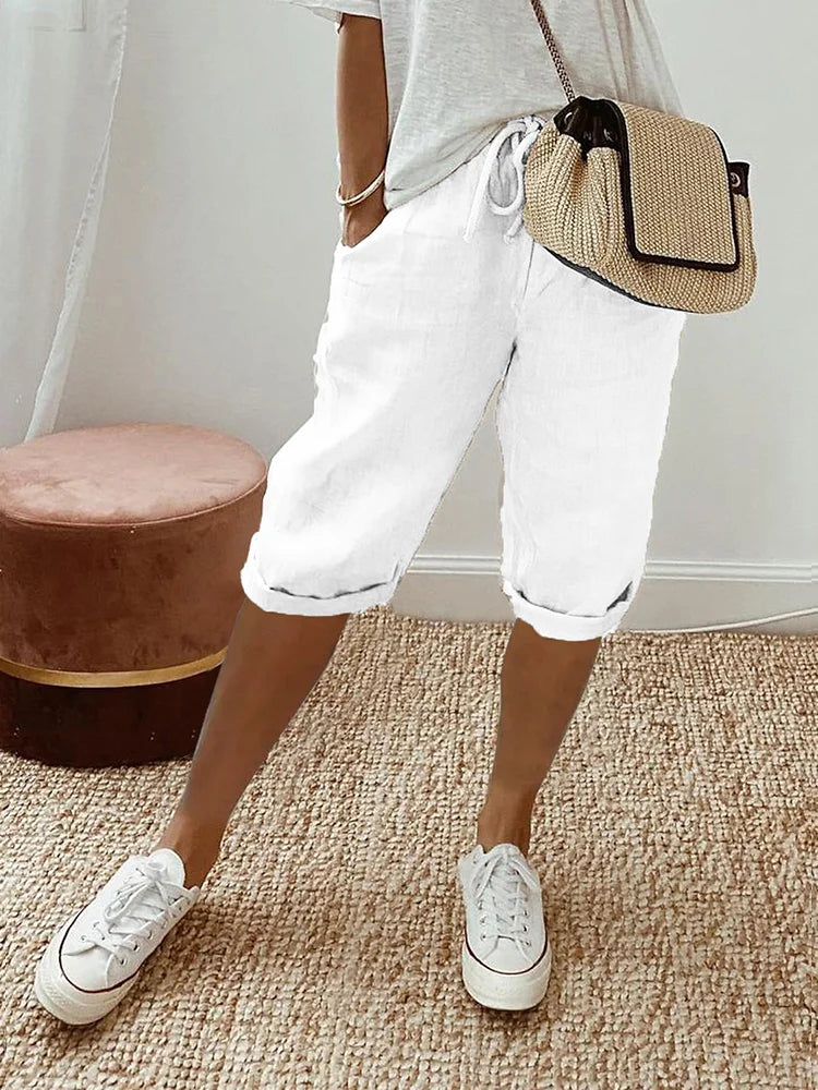 Lia | Women's Comfortable Drawstring Shorts