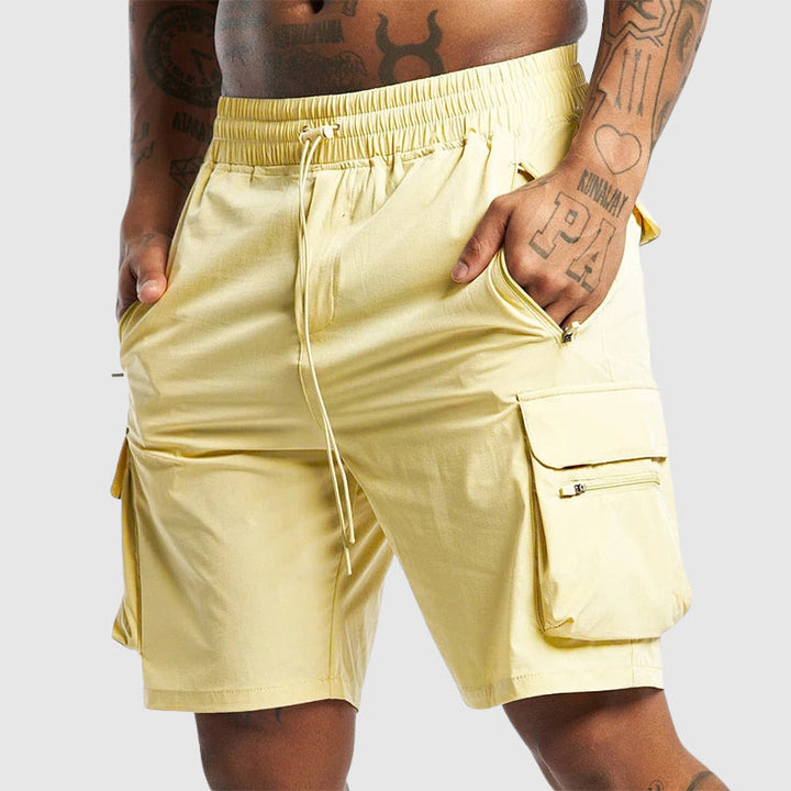 Mason | Men's Elastic Waist Drawstring Cargo Shorts