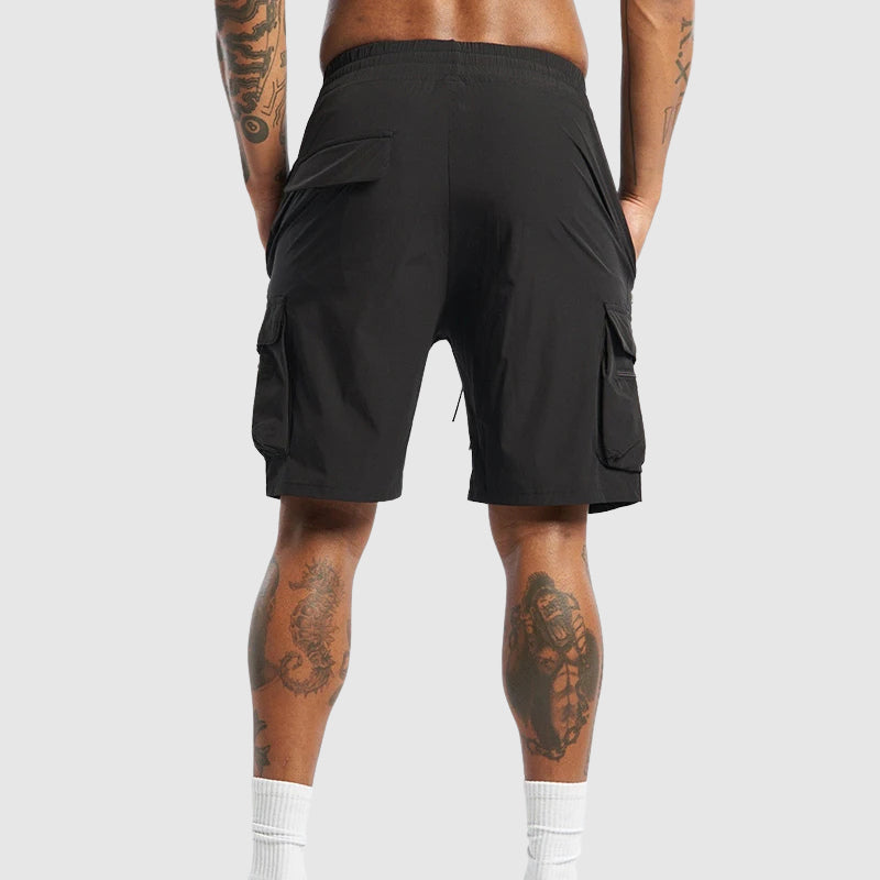 Mason | Men's Elastic Waist Drawstring Cargo Shorts