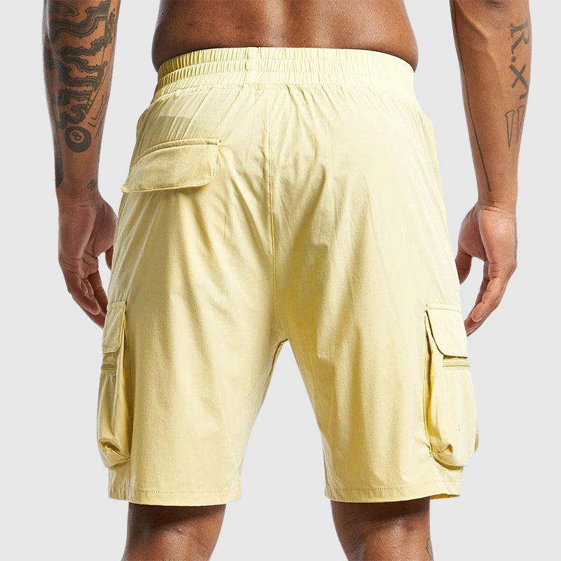 Mason | Men's Elastic Waist Drawstring Cargo Shorts