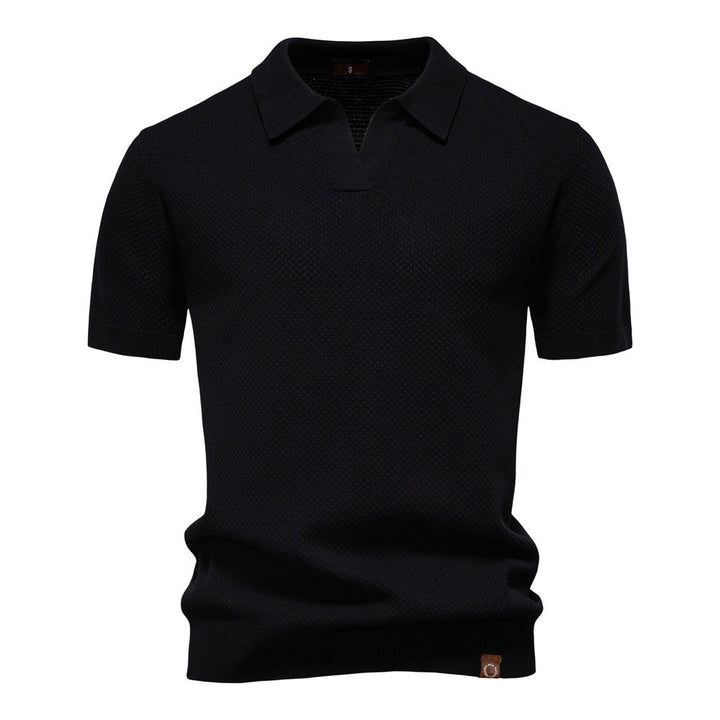 John | Men's Textured Collared Polo