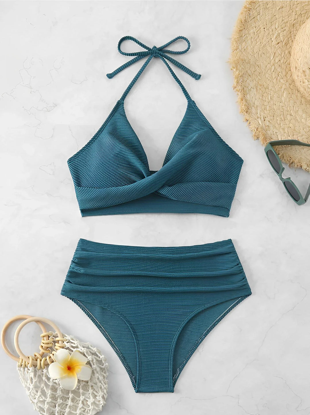 Terese | Women's High Waisted Bikini Set