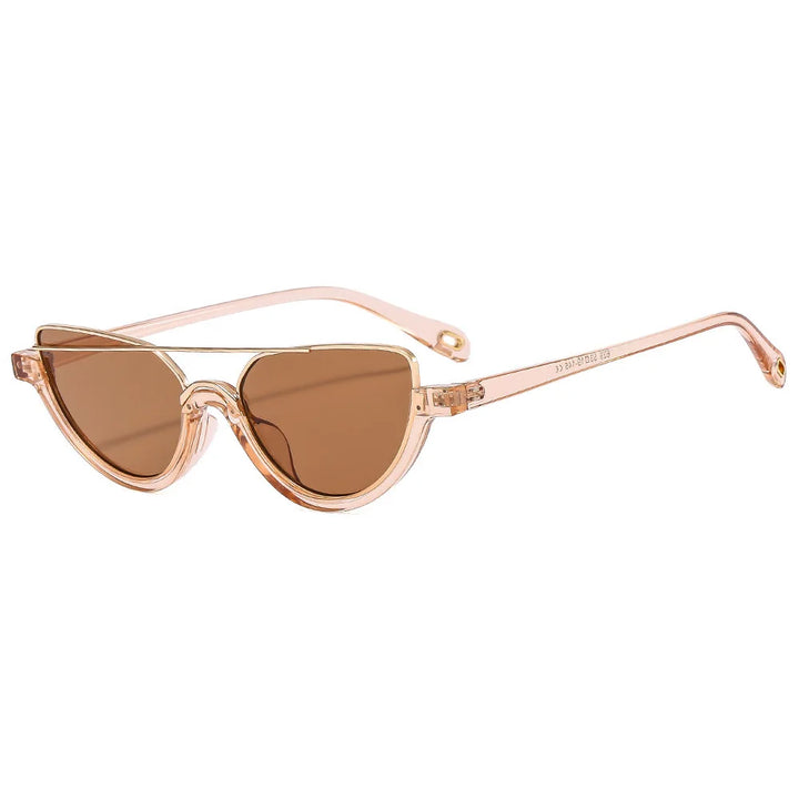 Trisha | Women's Cat-Eye Sunglasses with Metal Brow Bar