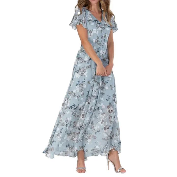 Denice | Women's Floral V-Neck Maxi Dress