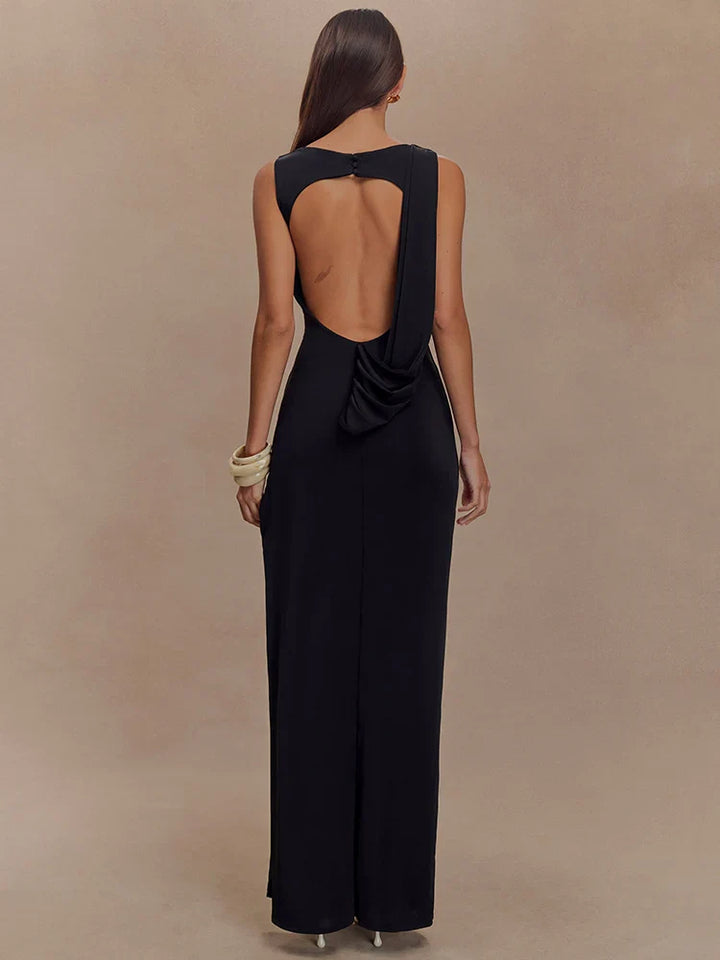 Gretchen | Women's Draped Maxi Dress