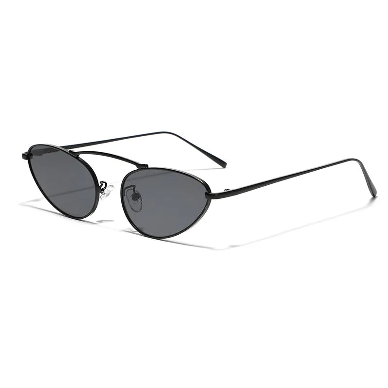 Sue | Women's Metal Cat-Eye Sunglasses with UV Protection
