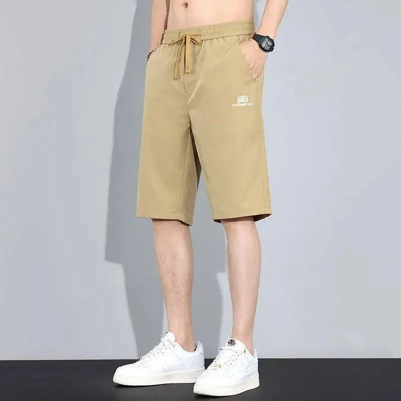 Steph | Men's Drawstring Knee Length Shorts