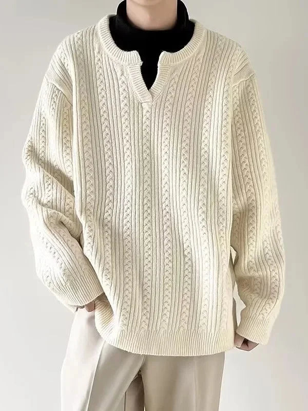 Aries | Classic Cable Knit Pullover