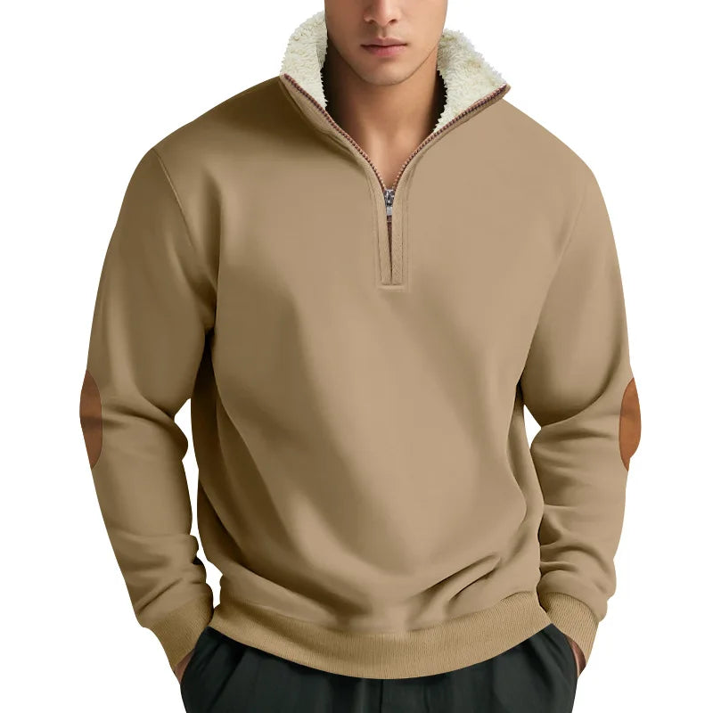 Edcel | Cozy-Lined Quarter Zip Pullover