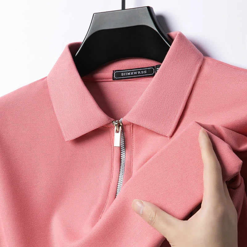 Roland | Men's Zipper Collared Polo