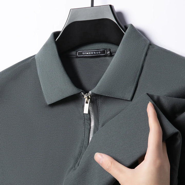 Roland | Men's Zipper Collared Polo