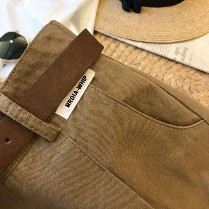 Audrie | Women's Pleated Wide Leg Shorts