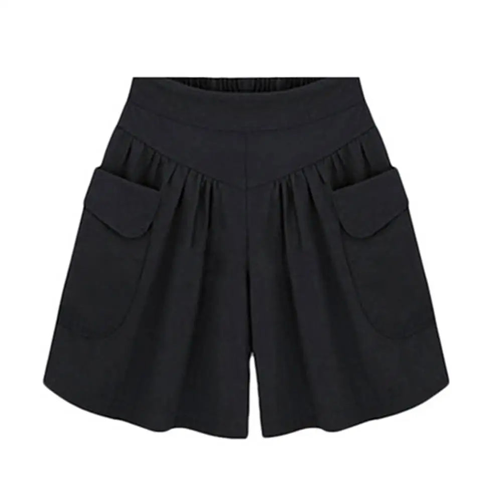 Francesca | Women's High Waisted Wide Leg Shorts