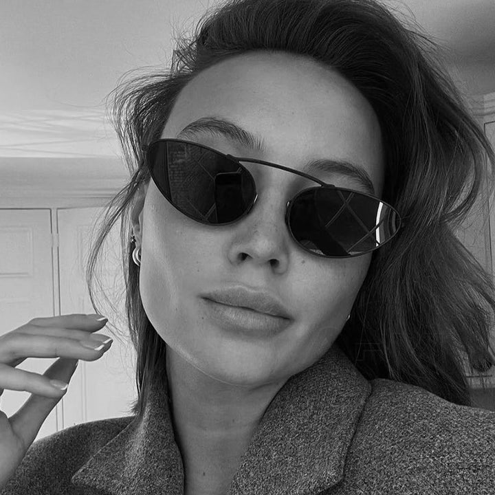 Sue | Women's Metal Cat-Eye Sunglasses with UV Protection
