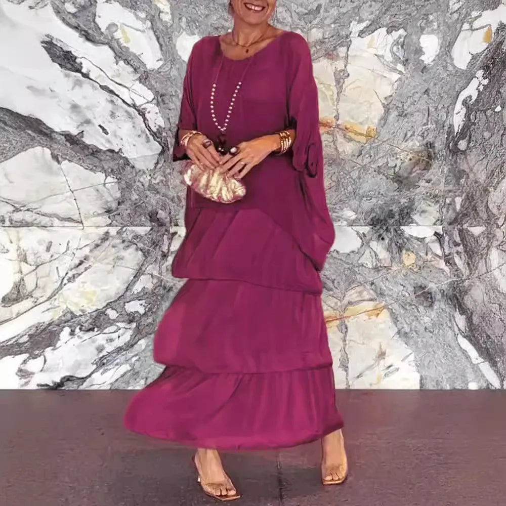 Rosina | Women's Tiered Maxi Dress