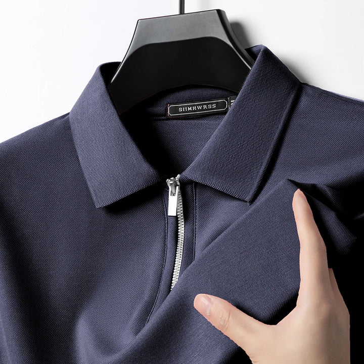 Roland | Men's Zipper Collared Polo