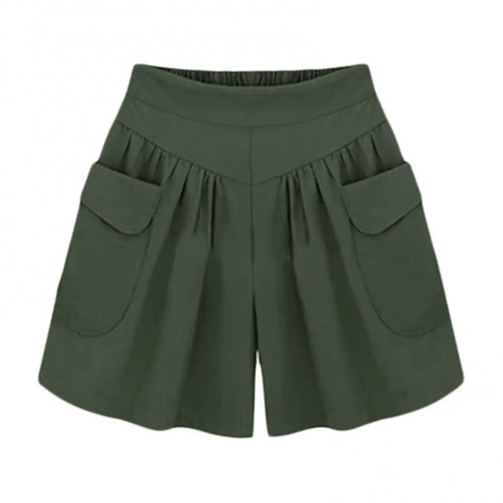 Francesca | Women's High Waisted Wide Leg Shorts