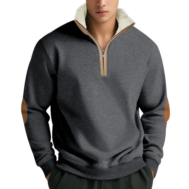Edcel | Cozy-Lined Quarter Zip Pullover