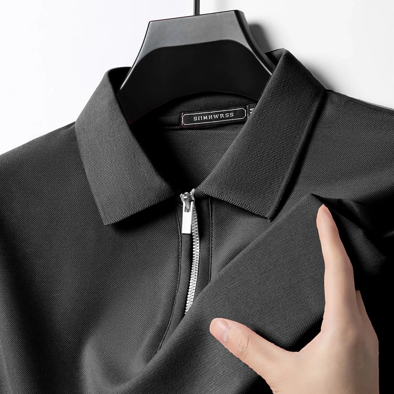 Roland | Men's Zipper Collared Polo
