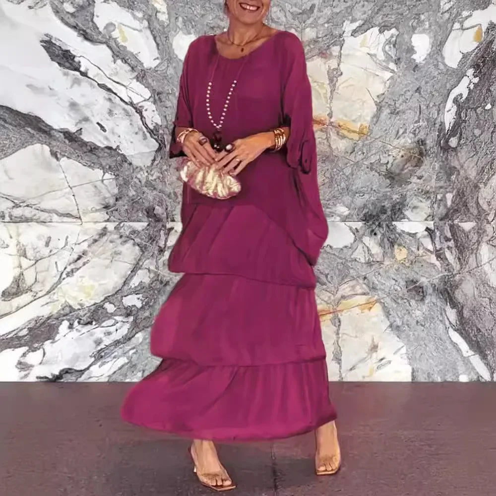 Rosina | Women's Tiered Maxi Dress