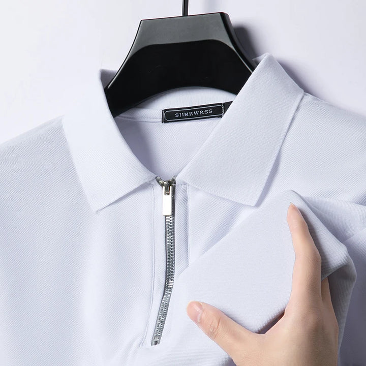 Roland | Men's Zipper Collared Polo