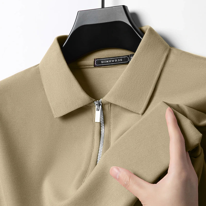 Roland | Men's Zipper Collared Polo