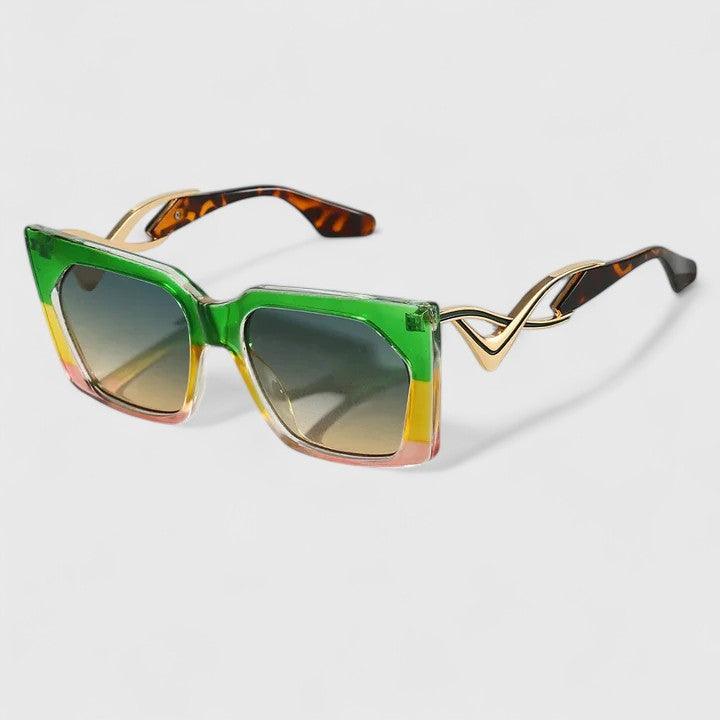 Olivia | Women's Oversized Square Sunglasses with Gradient Lenses