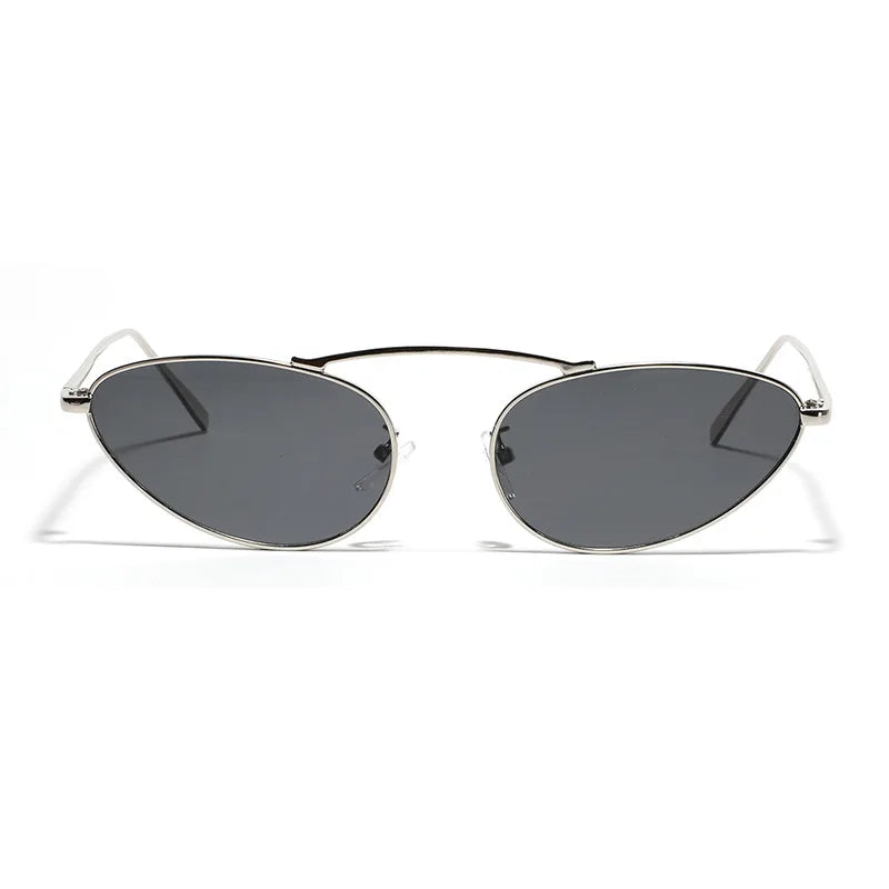 Sue | Women's Metal Cat-Eye Sunglasses with UV Protection